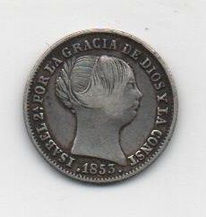 ESPAÑA ISABEL II DEL AÑO 1853 DE 1 REAL